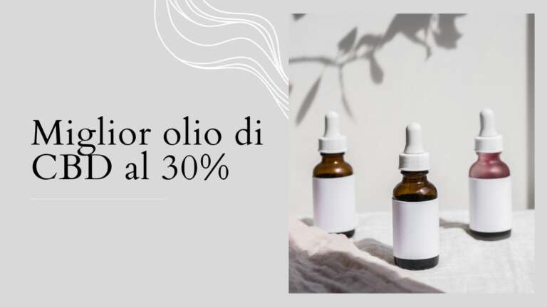 Olio di CBD 30%